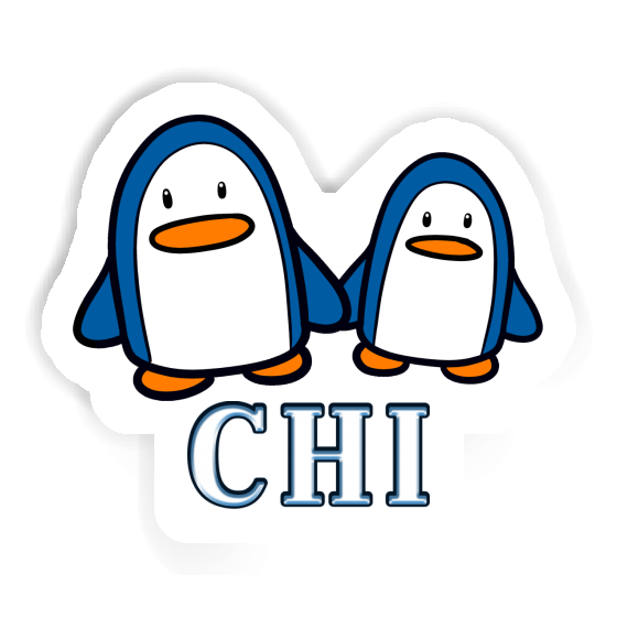 Sticker Pinguin Chi Notebook Image