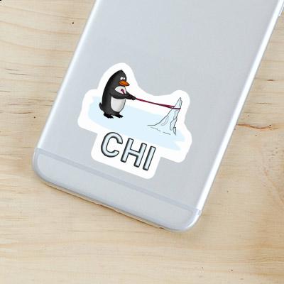 Chi Autocollant Pingouin Gift package Image