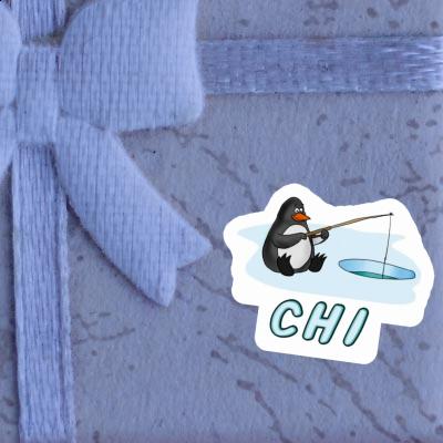 Fishing Penguin Sticker Chi Notebook Image