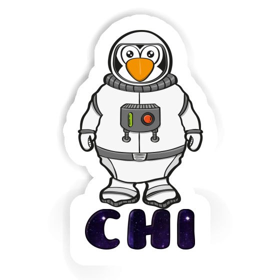 Astronaut Sticker Chi Notebook Image