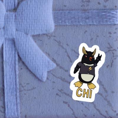 Chi Sticker Rocking Penguin Laptop Image