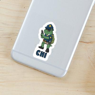 Sticker Polizist Chi Notebook Image