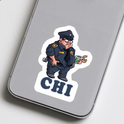 Chi Aufkleber Polizist Gift package Image