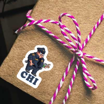 Chi Sticker Police Officer Gift package Image