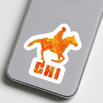 Horse Rider Sticker Chi Gift package Image