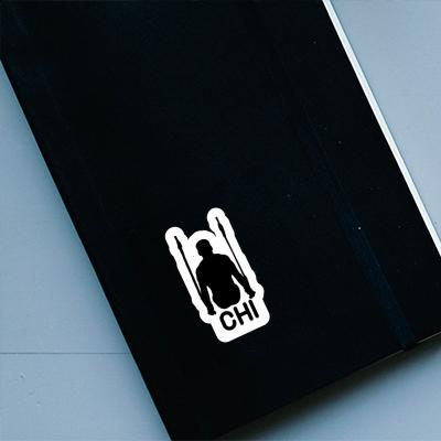 Chi Sticker Ring gymnast Notebook Image