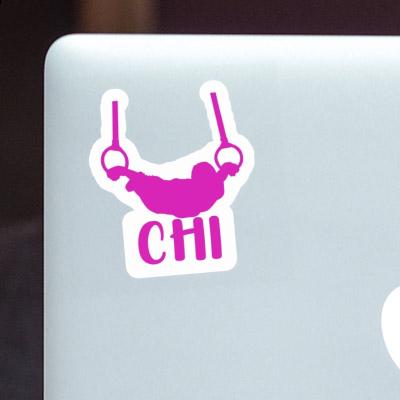 Sticker Ring gymnast Chi Notebook Image