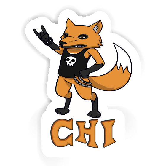 Chi Sticker Rocker Fox Laptop Image