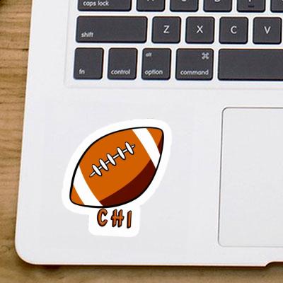 Sticker Chi Rugby Laptop Image