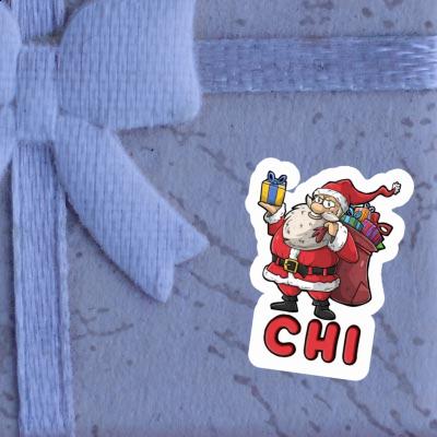 Weihnachtsmann Sticker Chi Gift package Image