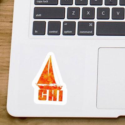 Chi Sticker Sailboat Notebook Image