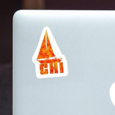 Chi Sticker Sailboat Notebook Image