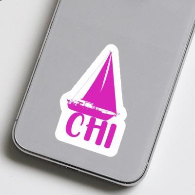 Sticker Chi Sailboat Gift package Image