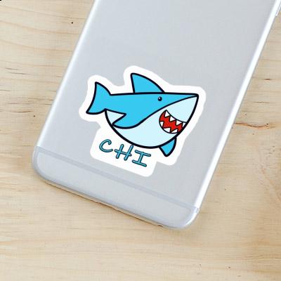 Sticker Chi Shark Laptop Image