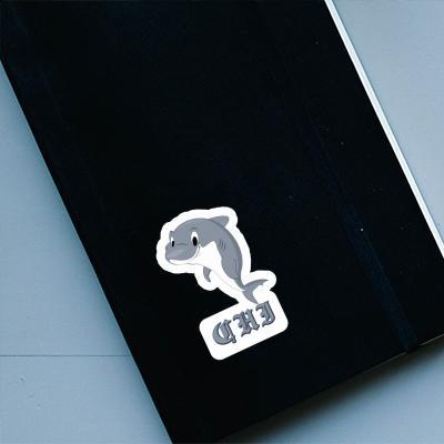 Sticker Shark Chi Laptop Image