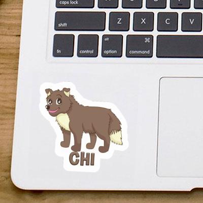 Chi Autocollant Chien de berger Notebook Image