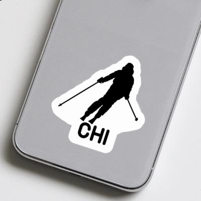 Skifahrerin Sticker Chi Gift package Image