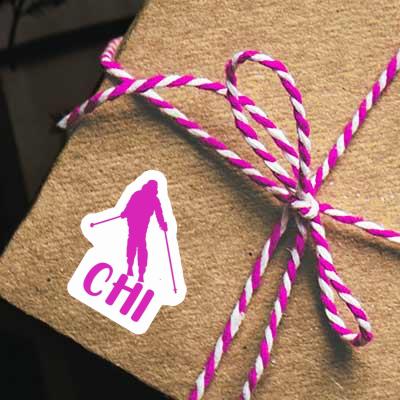 Skieuse Autocollant Chi Gift package Image