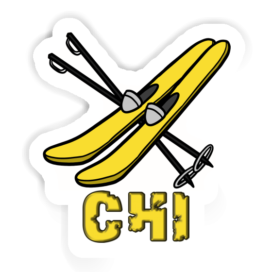 Sticker Chi Ski Gift package Image