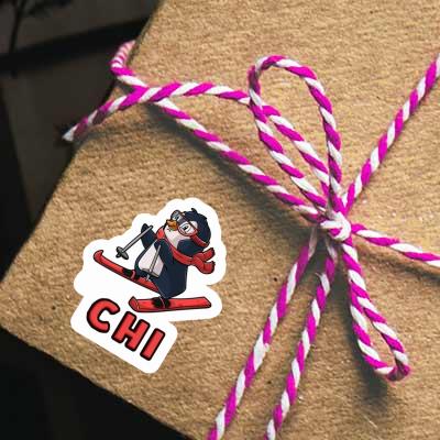 Autocollant Skieuse Chi Gift package Image