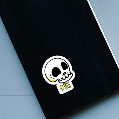 Skull Sticker Chi Image