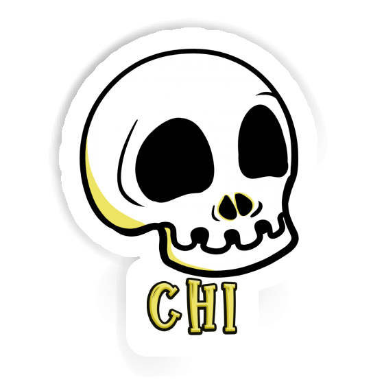 Skull Sticker Chi Notebook Image