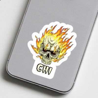 Sticker Chi Skull Gift package Image