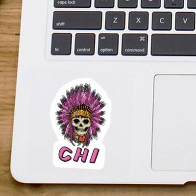 Chi Sticker Frauen Totenkopf Gift package Image