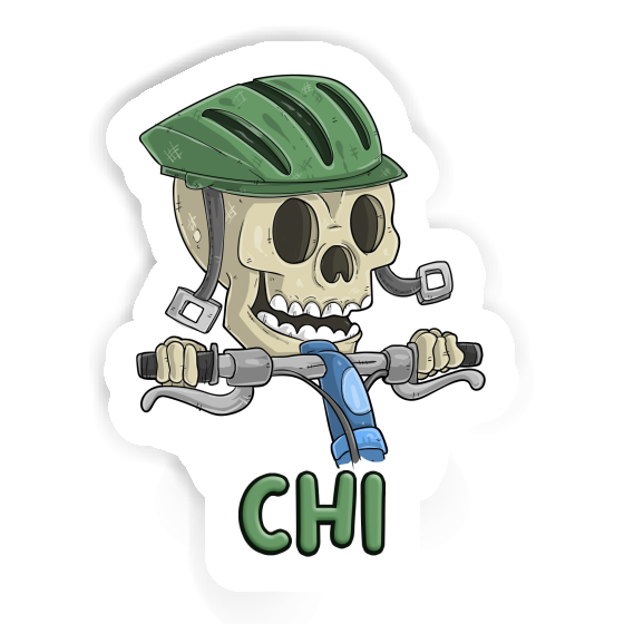 Chi Sticker Fahrradfahrer Notebook Image