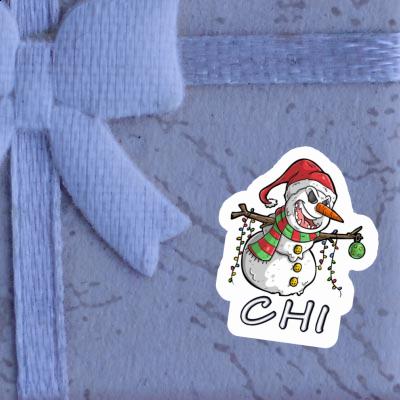 Sticker Schneemann Chi Notebook Image