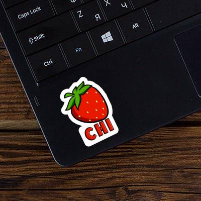 Sticker Strawberry Chi Laptop Image