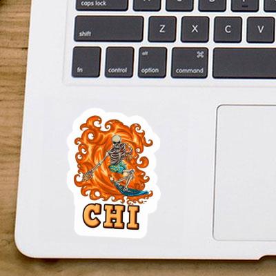 Sticker Chi Surfer Image