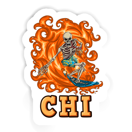 Sticker Surfer Chi Laptop Image