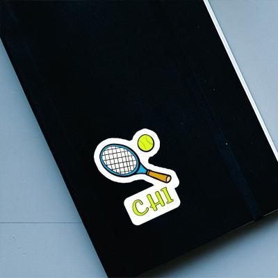 Chi Sticker Tennis Racket Image