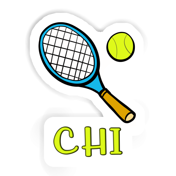 Chi Sticker Tennis Racket Laptop Image