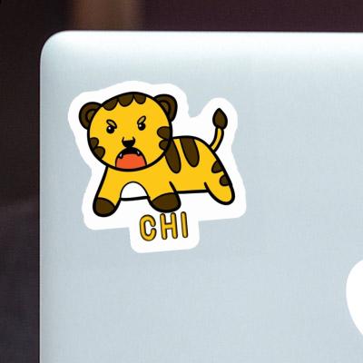 Sticker Chi Baby Tiger Laptop Image