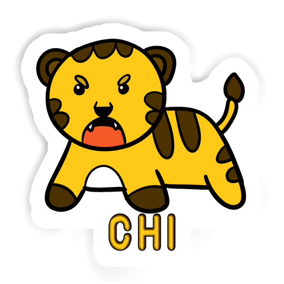 Sticker Chi Baby Tiger Gift package Image