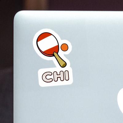 Sticker Table Tennis Paddle Chi Image