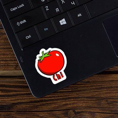 Tomate Autocollant Chi Laptop Image