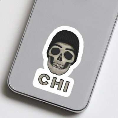 Skull Sticker Chi Image