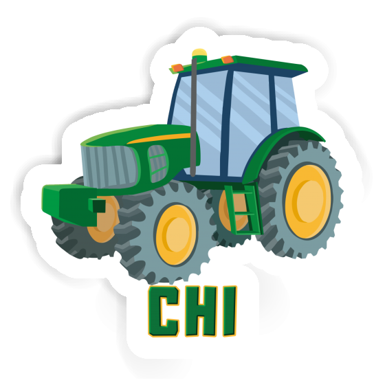 Tracteur Autocollant Chi Image