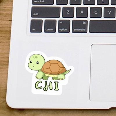 Autocollant Chi Tortue Laptop Image