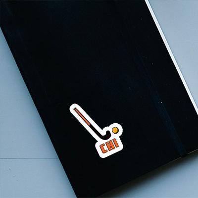 Sticker Chi Floorball Stick Laptop Image