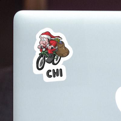 Sticker Chi Velofahrer Laptop Image