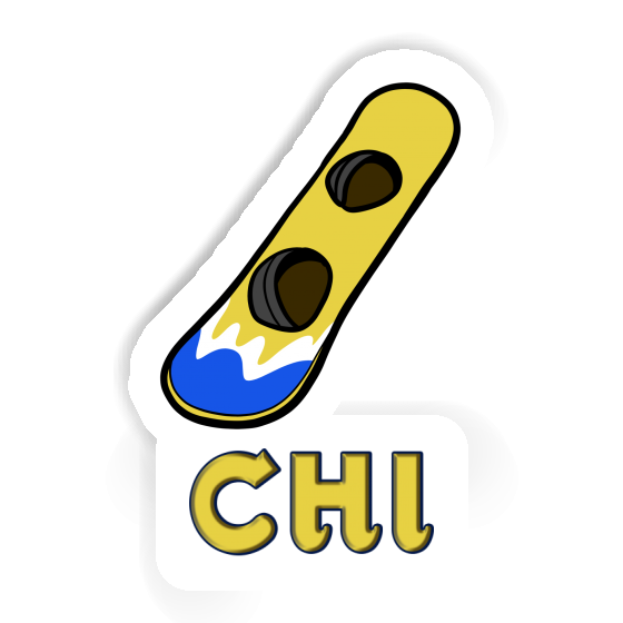 Sticker Wakeboard Chi Notebook Image