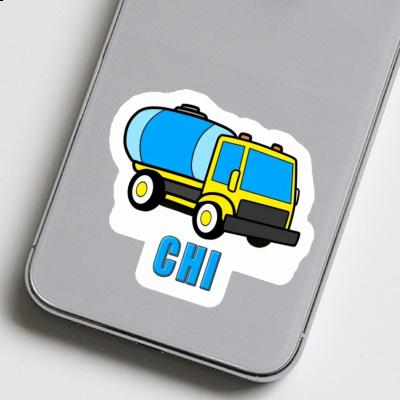 Water Truck Sticker Chi Laptop Image