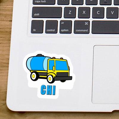 Water Truck Sticker Chi Notebook Image