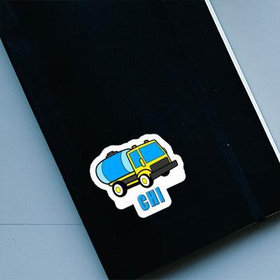 Water Truck Sticker Chi Gift package Image