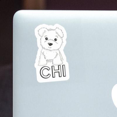 Westie Autocollant Chi Laptop Image