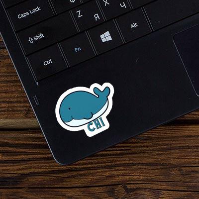 Whale Sticker Chi Notebook Image